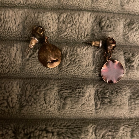 Pilgrim Danish Design Antique Bronze Earrings - Picture 2 of 2